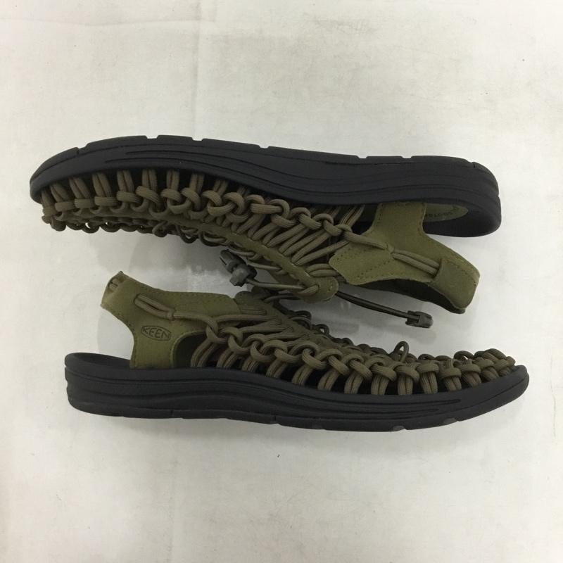 キーン KEEN サンダル サンダル 1023381 ユニーク UNEEK 26cm 26.0cm ロゴ、文字 カーキ / カーキ / khaki メンズ USED 古着 中古 10160985