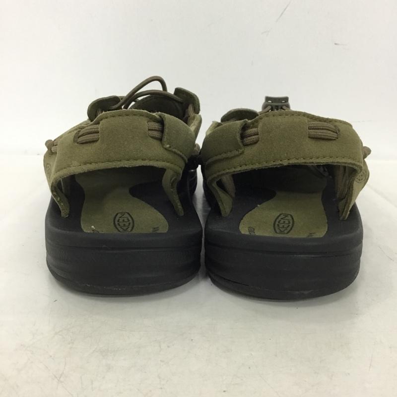 キーン KEEN サンダル サンダル 1023381 ユニーク UNEEK 26cm 26.0cm ロゴ、文字 カーキ / カーキ / khaki メンズ USED 古着 中古 10160985