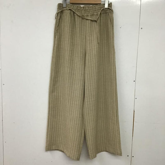 ニコアンド niko and... パンツ スラックス FREE ストライプ ベージュ / ベージュ / beige レディース USED 古着 中古 10160986