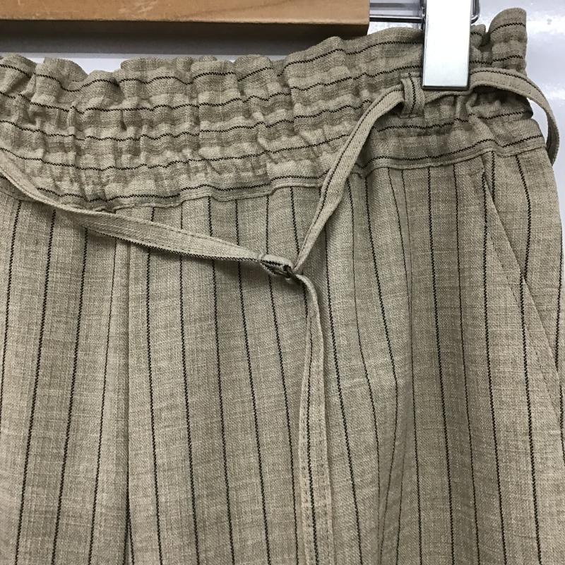 ニコアンド niko and... パンツ スラックス FREE ストライプ ベージュ / ベージュ / beige レディース USED 古着 中古 10160986