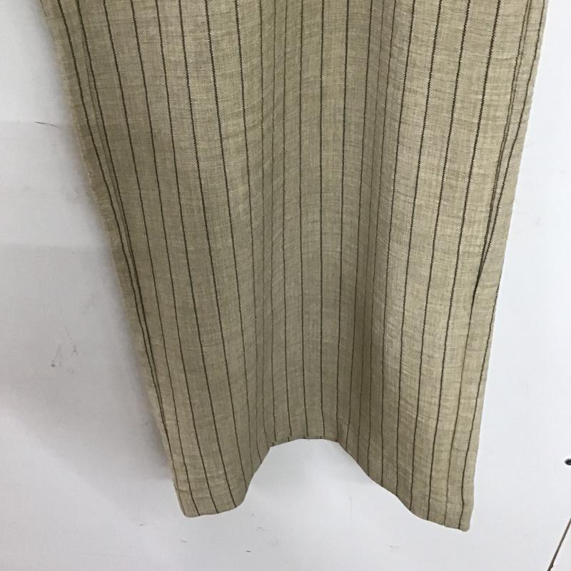 ニコアンド niko and... パンツ スラックス FREE ストライプ ベージュ / ベージュ / beige レディース USED 古着 中古 10160986