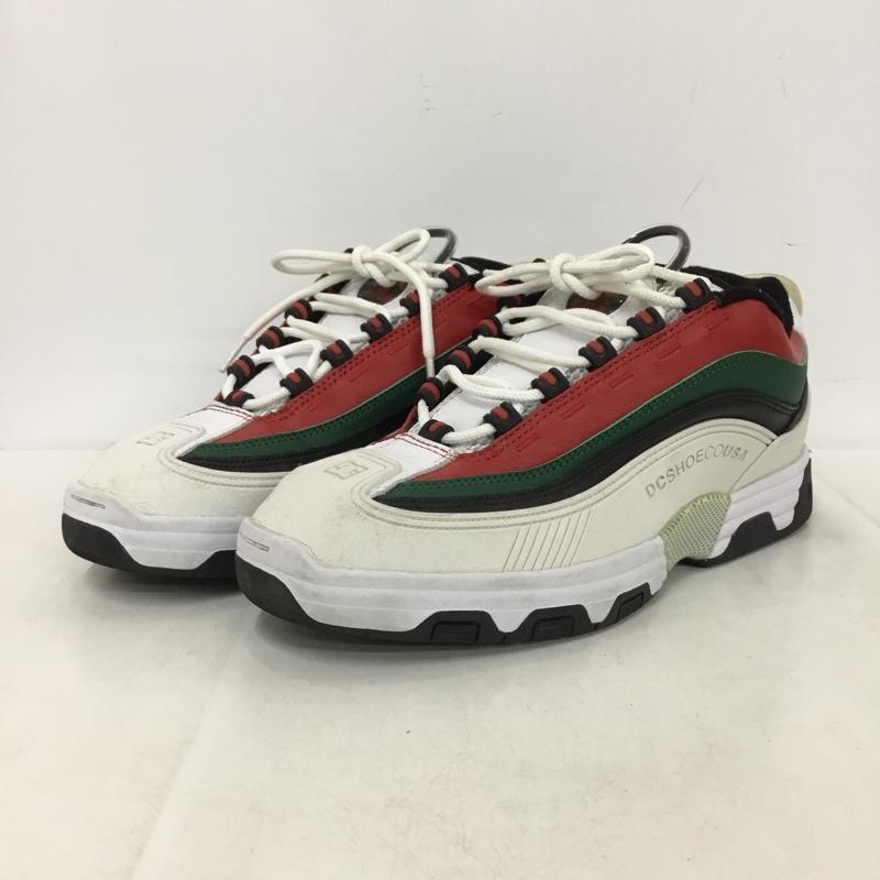 ディーシーシューズ DC SHOES スニーカー スニーカー ADYS100476 LEGACY OG 28cm 28.0cm ロゴ、文字 黒 / ブラック / black X 赤 / レッド / red X 緑 / グリーン / green X アイボリー / アイボリー / メンズ USED 古着 中古 10160987