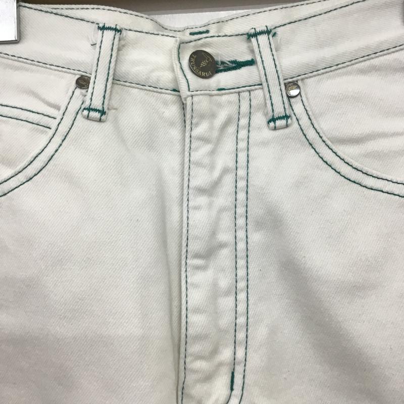 トラサルディ TRUSSARDI パンツ デニム、ジーンズ 38 無地 白 / ホワイト / white レディース USED 古着 中古 10160988