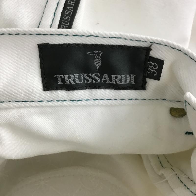 トラサルディ TRUSSARDI パンツ デニム、ジーンズ 38 無地 白 / ホワイト / white レディース USED 古着 中古 10160988