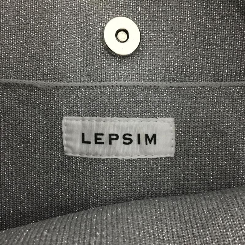 レプシィム LEPSIM ショルダーバッグ ショルダーバッグ ラメリボンワンショルダー 無地 銀 / シルバー / silver color レディース USED 古着 中古 10160990