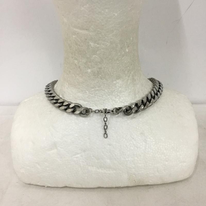 ディーゼル DIESEL アクセサリー ネックレス、ペンダント 喜平チェーン ロゴ、文字 銀 / シルバー / silver color メンズ USED 古着 中古 10160999