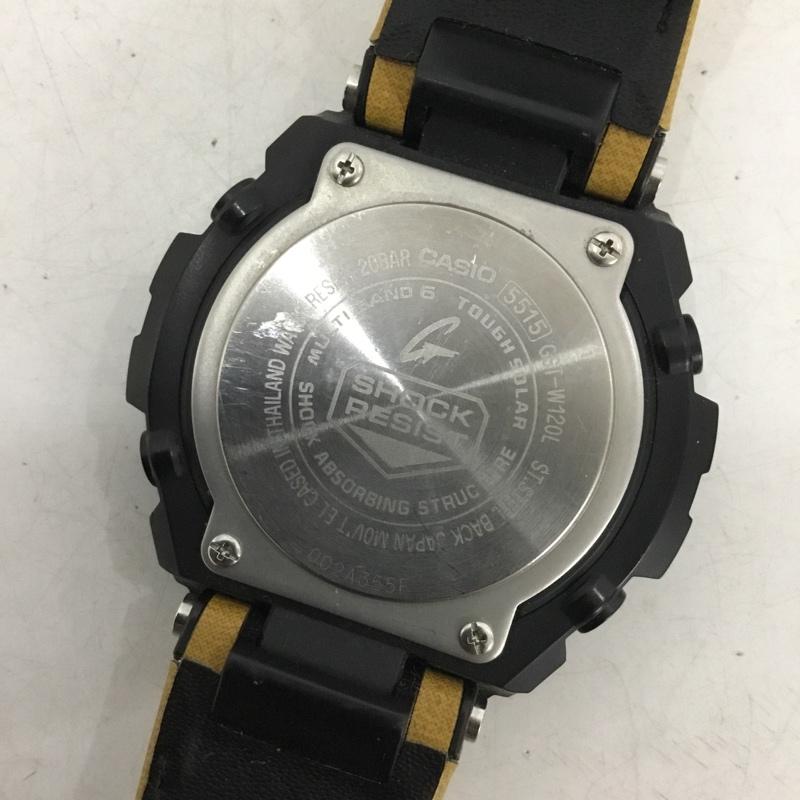 ジーショック G-SHOCK 腕時計 アナログ（クォーツ式） GST-W120L 電波ソーラー ロゴ、文字 黒 / ブラック / black X ベージュ / ベージュ / beige メンズ USED 古着 中古 10161000