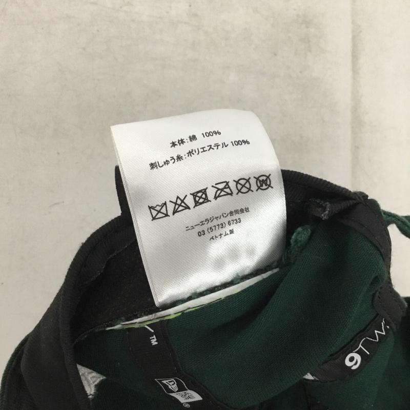 ニューエラ NEW ERA 帽子 キャップ NY ニューヨークヤンキース 9TWENTY ロゴ、文字 緑 / グリーン / green メンズ USED 古着 中古 10161002