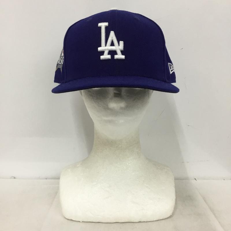 ニューエラ NEW ERA 帽子 キャップ LA ロサンゼルス ドジャース メジャーリーグ 59FIFTY ASG2020 60.6cm ロゴ、文字 青 / ブルー / blue メンズ USED 古着 中古 10161003