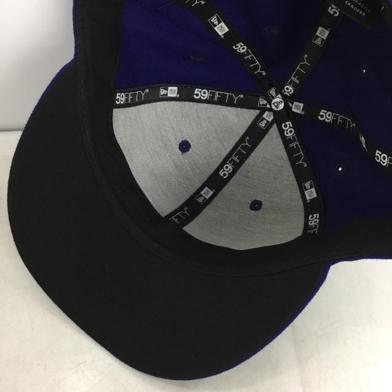 ニューエラ NEW ERA 帽子 キャップ LA ロサンゼルス ドジャース メジャーリーグ 59FIFTY ASG2020 60.6cm ロゴ、文字 青 / ブルー / blue メンズ USED 古着 中古 10161003
