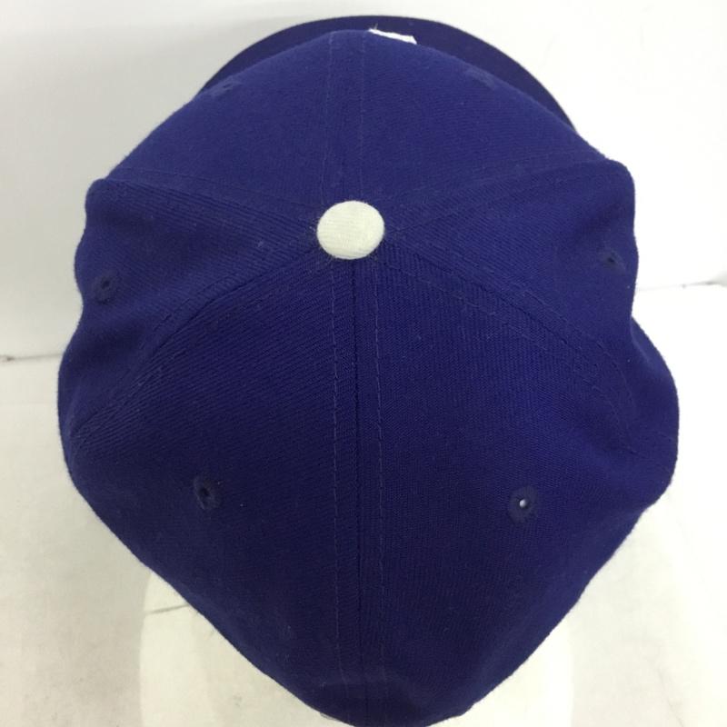 ニューエラ NEW ERA 帽子 キャップ LA ロサンゼルス ドジャース メジャーリーグ 59FIFTY 59.6cm ロゴ、文字 青 / ブルー / blue メンズ USED 古着 中古 10161005