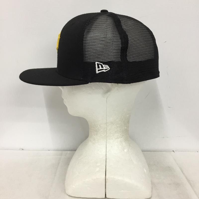 ニューエラ NEW ERA 帽子 キャップ ピッツバーグ パイレーツ 59FIFTY 59.6cm ロゴ、文字 黒 / ブラック / black メンズ USED 古着 中古 10161006