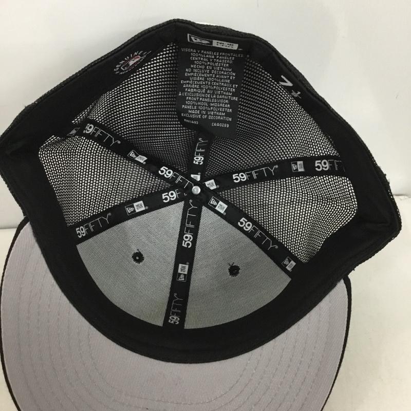 ニューエラ NEW ERA 帽子 キャップ ピッツバーグ パイレーツ 59FIFTY 59.6cm ロゴ、文字 黒 / ブラック / black メンズ USED 古着 中古 10161006