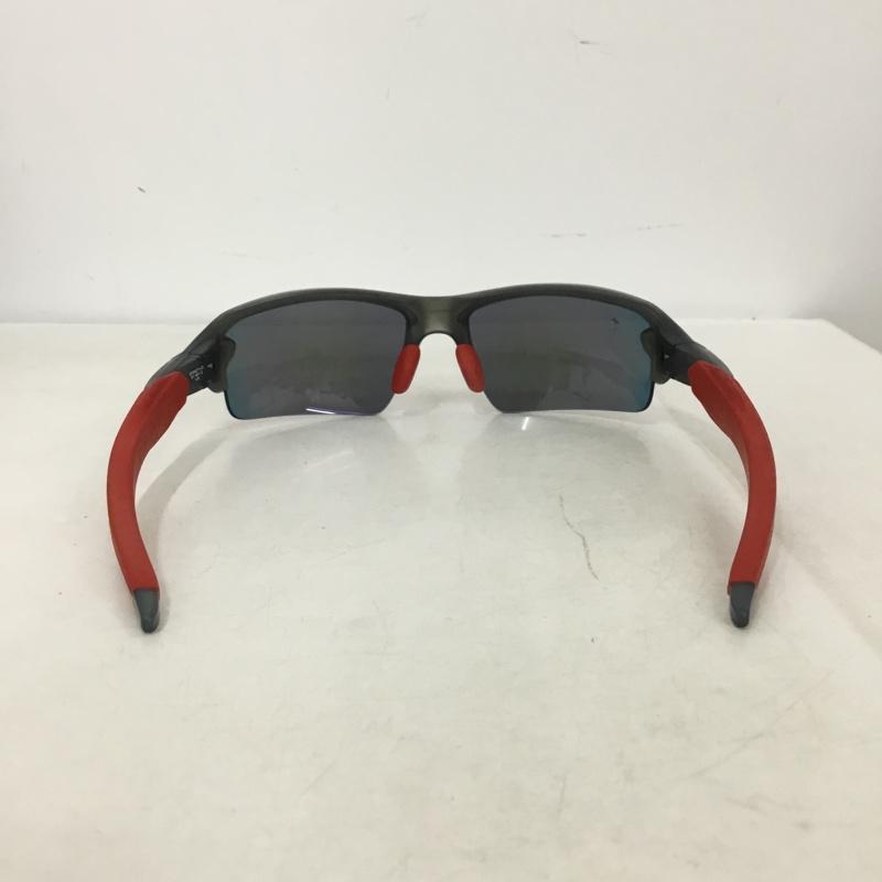 オークリー OAKLEY めがね・サングラス サングラス OO9271-03 FLAK 2.0 Asia Fit ケース付き ロゴ、文字 黒 / ブラック / black X 赤 / レッド / red メンズ USED 古着 中古 10161011