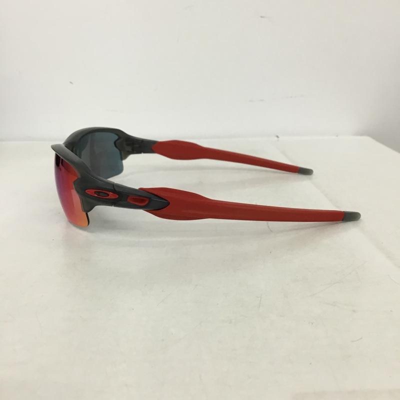 オークリー OAKLEY めがね・サングラス サングラス OO9271-03 FLAK 2.0 Asia Fit ケース付き ロゴ、文字 黒 / ブラック / black X 赤 / レッド / red メンズ USED 古着 中古 10161011