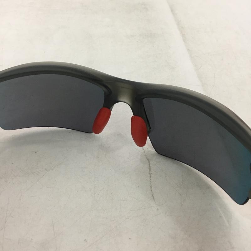 オークリー OAKLEY めがね・サングラス サングラス OO9271-03 FLAK 2.0 Asia Fit ケース付き ロゴ、文字 黒 / ブラック / black X 赤 / レッド / red メンズ USED 古着 中古 10161011