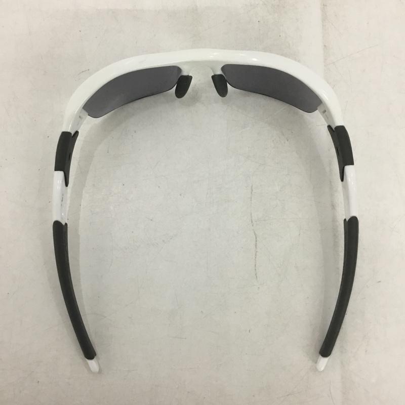 オークリー OAKLEY めがね・サングラス サングラス 03-882J FLAK JACKET ケース付き ロゴ、文字 白 / ホワイト / white X 灰 / グレー / gray メンズ USED 古着 中古 10161013