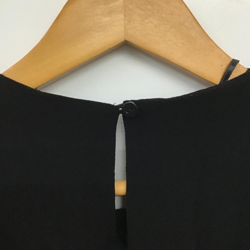 ザラ ZARA ワンピース ミニスカート S 無地 黒 / ブラック / black レディース USED 古着 中古 10161014