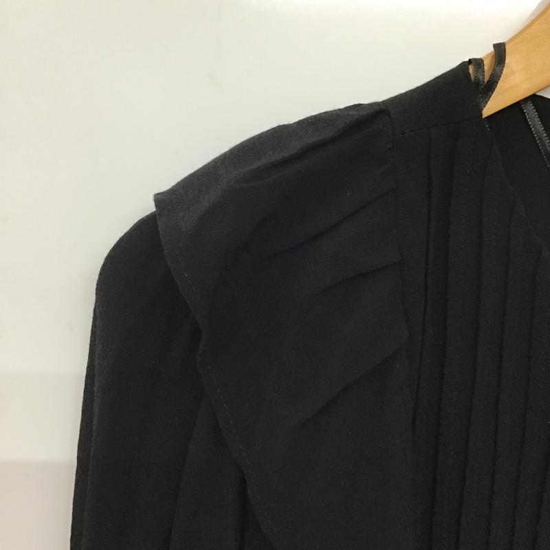 ザラ ZARA ワンピース ミニスカート S 無地 黒 / ブラック / black レディース USED 古着 中古 10161014