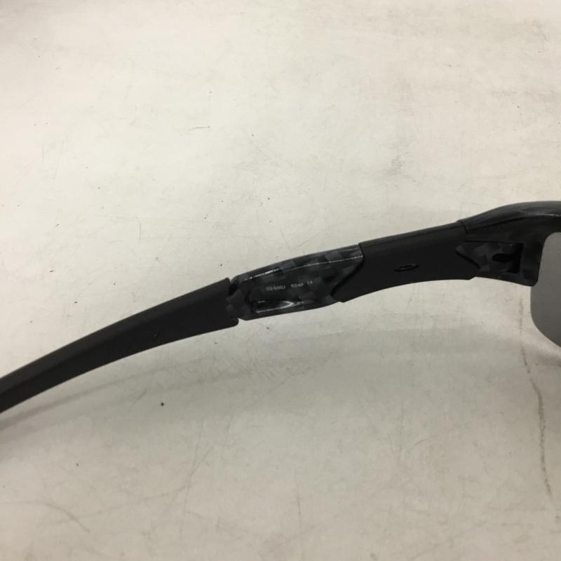 オークリー OAKLEY めがね・サングラス サングラス 03-690J FLAK JACKET ケース付き ロゴ、文字 黒 / ブラック / black X 灰 / グレー / gray メンズ USED 古着 中古 10161015