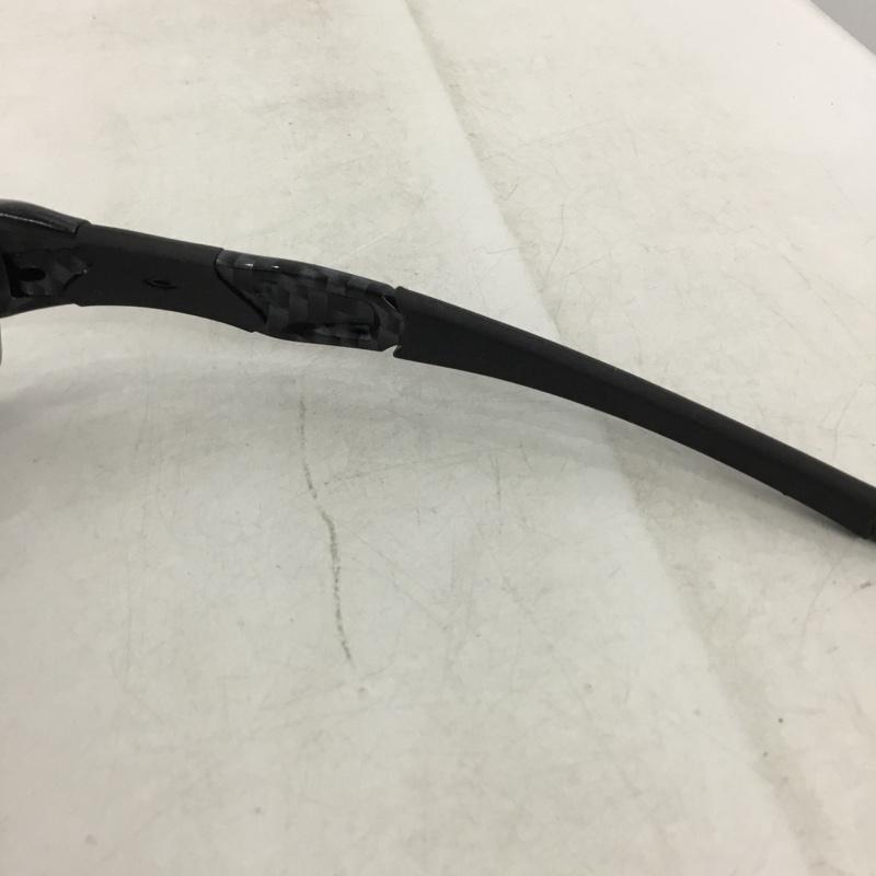 オークリー OAKLEY めがね・サングラス サングラス 03-690J FLAK JACKET ケース付き ロゴ、文字 黒 / ブラック / black X 灰 / グレー / gray メンズ USED 古着 中古 10161015