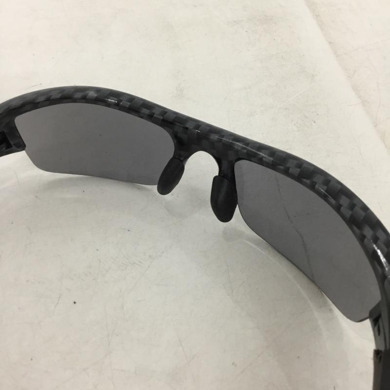 オークリー OAKLEY めがね・サングラス サングラス 03-690J FLAK JACKET ケース付き ロゴ、文字 黒 / ブラック / black X 灰 / グレー / gray メンズ USED 古着 中古 10161015