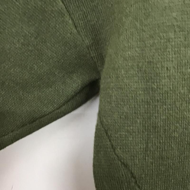 ラシュッド LASUD カットソー 長袖 9 無地 カーキ / カーキ / khaki レディース USED 古着 中古 10161016