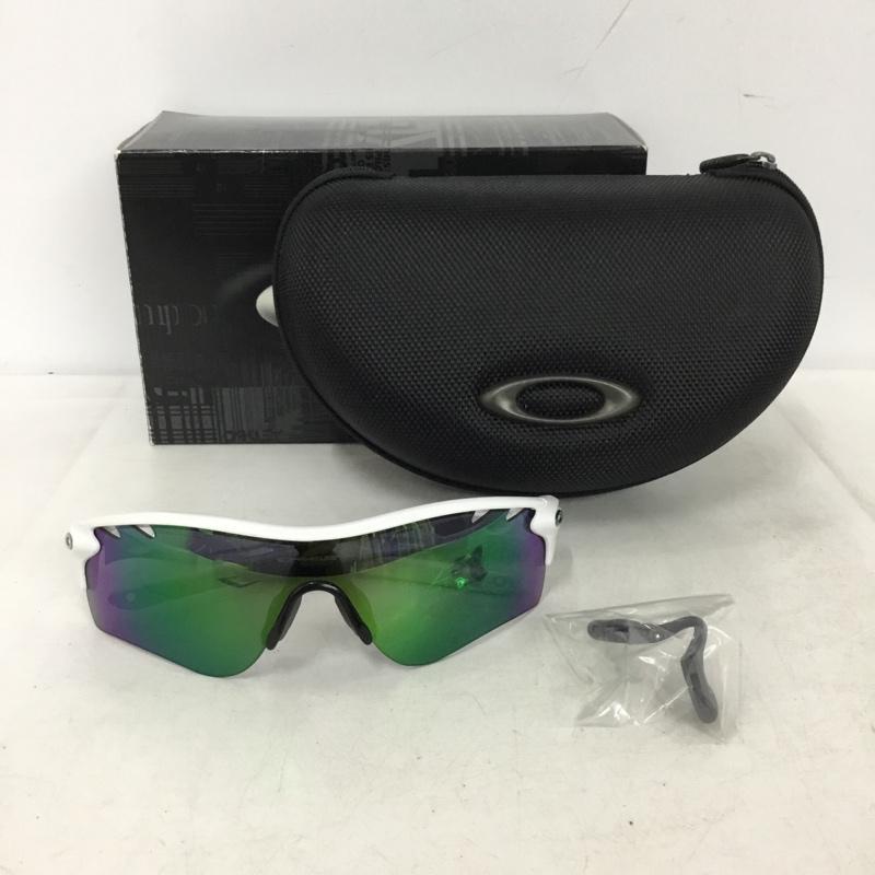 オークリー OAKLEY めがね・サングラス サングラス OO9206-25 RADARLOCK PATH ケース付き ロゴ、文字 白 / ホワイト / white メンズ USED 古着 中古 10161017