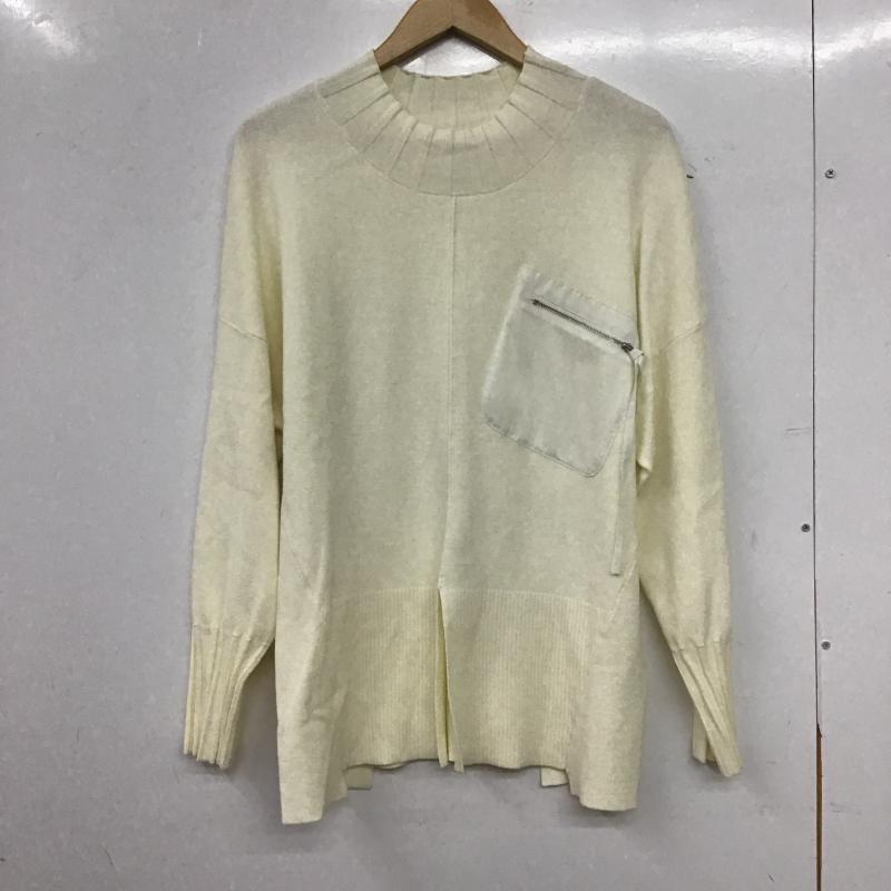 ラシュッド LASUD カットソー 長袖 9 無地 白 / ホワイト / white レディース USED 古着 中古 10161018