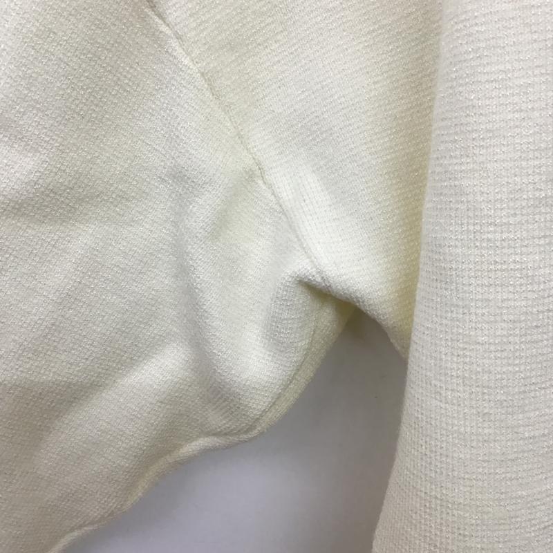 ラシュッド LASUD カットソー 長袖 9 無地 白 / ホワイト / white レディース USED 古着 中古 10161018