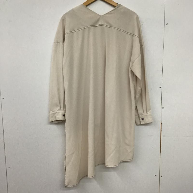 オズモーシス OSMOSIS カットソー 長袖 ONE SIZE 無地 ベージュ / ベージュ / beige レディース USED 古着 中古 10161019