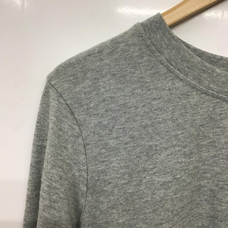 ナイキ NIKE カットソー 長袖 M ロゴ、文字 X プリント 灰 / グレー / gray レディース USED 古着 中古 10161021