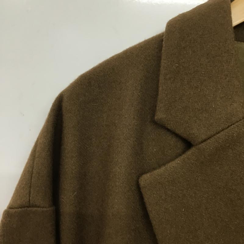 オズモーシスロフ OSMOSISLOAF コート コート一般 バイカラーダブルブレストジャケット 794006-223J ONE SIZE 無地 茶 / ブラウン / brown レディース USED 古着 中古 10161022