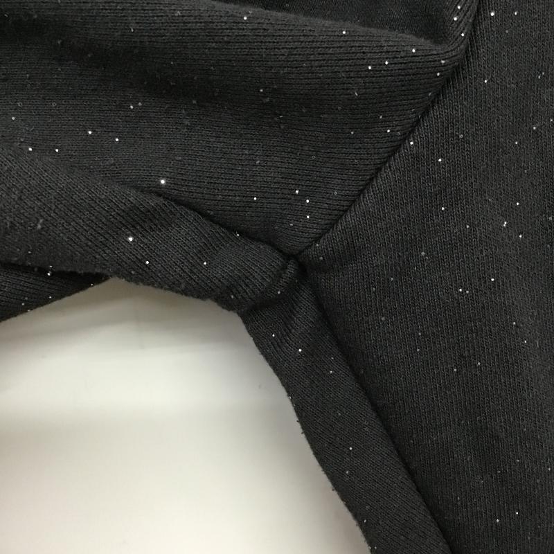 ナインティナインティ 9090 パンツ ワークパンツ、ペインターパンツ スウェット M ロゴ、文字 X プリント 黒 / ブラック / black レディース USED 古着 中古 10161028