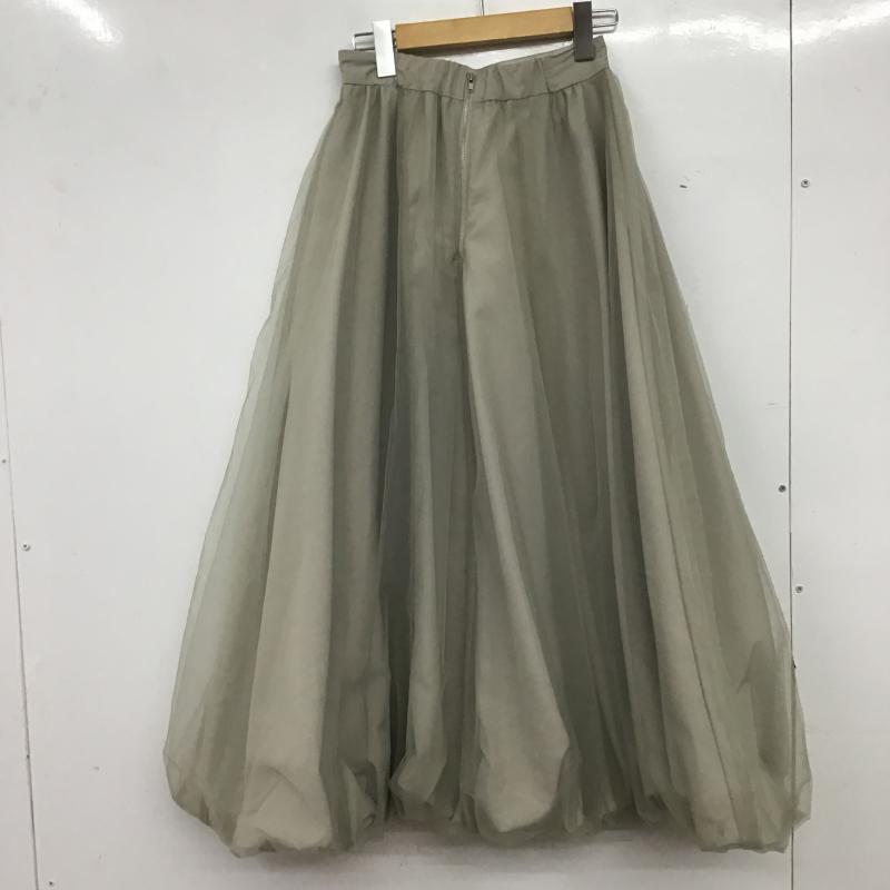リエンダ rienda スカート ロングスカート 110GA631-0790 バルーンチュールポケットJ/WフレアSK S 無地 マルチカラー / マルチカラー / multicolor レディース USED 古着 中古 10161029