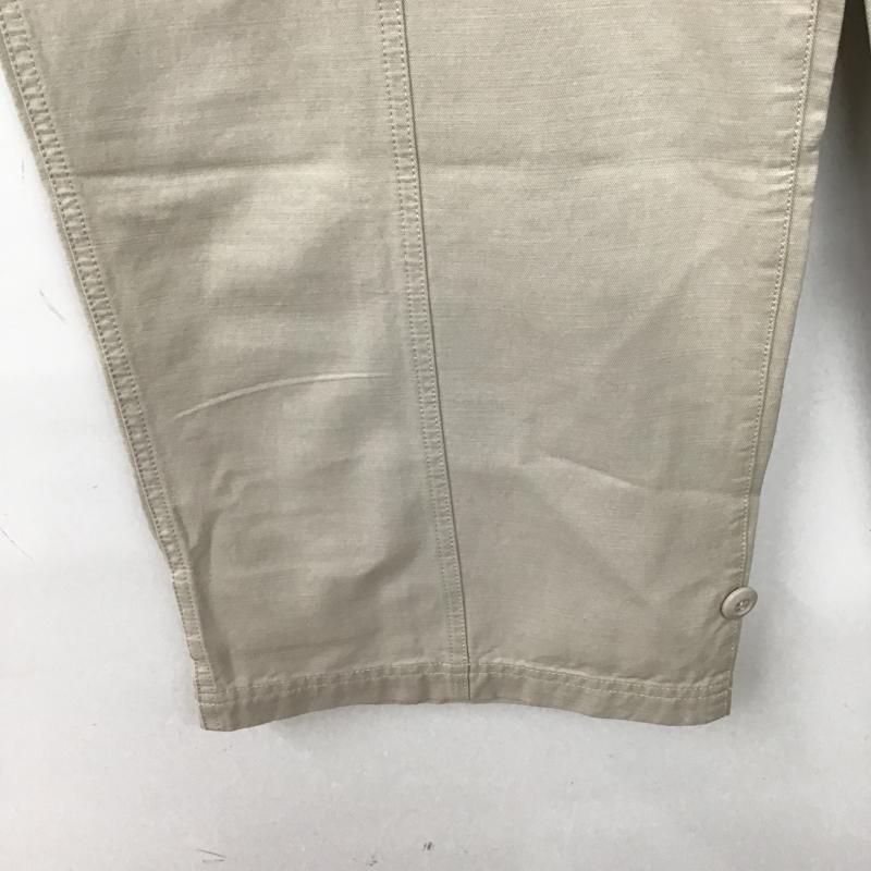 ニコアンド niko and... パンツ ワークパンツ、ペインターパンツ スソタブヤワラカカーゴパンツ タグ付 M 無地 ベージュ / ベージュ / beige レディース USED 古着 中古 10161031