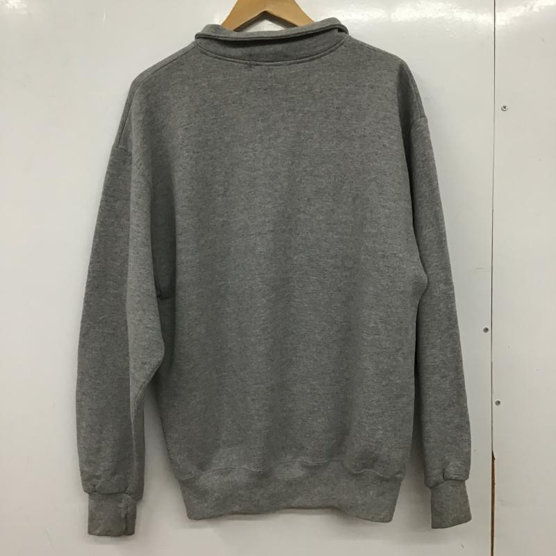 サハラ sahara トレーナー 長袖 長袖トレーナー スウェット L ロゴ、文字 灰 / グレー / gray メンズ USED 古着 中古 10161033