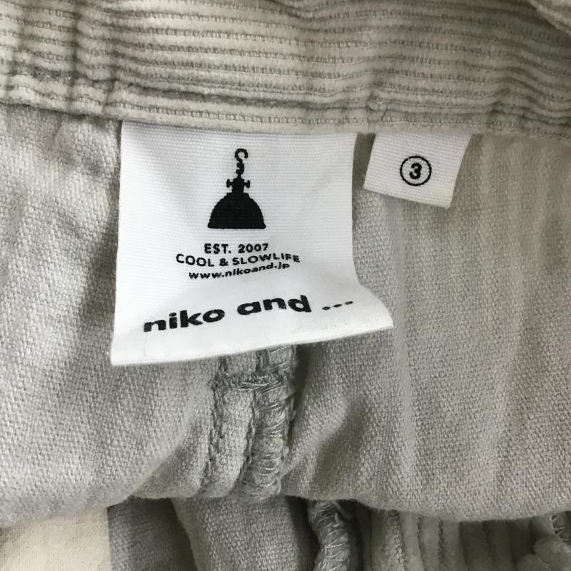 ニコアンド niko and... パンツ ワークパンツ、ペインターパンツ 84635600 ワイドパンツ M 無地 オフホワイト / オフホワイト / レディース USED 古着 中古 10161036