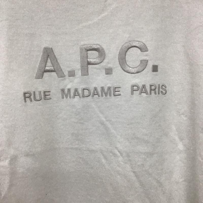アーペーセー A.P.C. Tシャツ 半袖 S プリント X ロゴ、文字 白 / ホワイト / white レディース USED 古着 中古 10161044