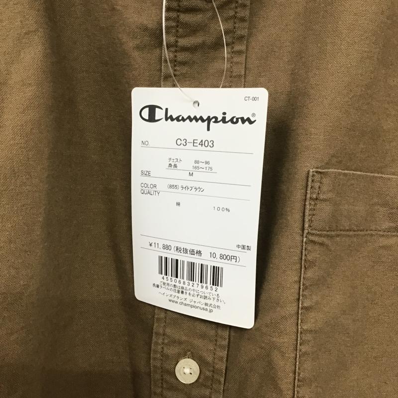 チャンピオン Champion シャツ、ブラウス 長袖 長袖シャツ 無地シャツ カラーシャツ ボタンダウンシャツ M 無地 ベージュ / ベージュ / beige メンズ USED 古着 中古 10161054
