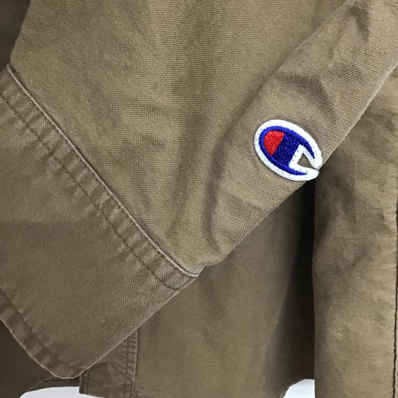チャンピオン Champion シャツ、ブラウス 長袖 長袖シャツ 無地シャツ カラーシャツ ボタンダウンシャツ M 無地 ベージュ / ベージュ / beige メンズ USED 古着 中古 10161054