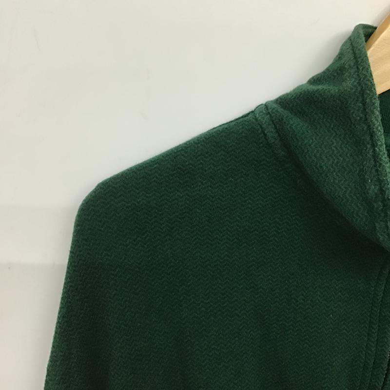 チャップス CHAPS トレーナー 長袖 長袖スウェット ジップアップネックカットソー トレーナー XL ロゴ、文字 緑 / グリーン / green メンズ USED 古着 中古 10161055