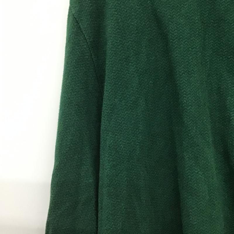 チャップス CHAPS トレーナー 長袖 長袖スウェット ジップアップネックカットソー トレーナー XL ロゴ、文字 緑 / グリーン / green メンズ USED 古着 中古 10161055