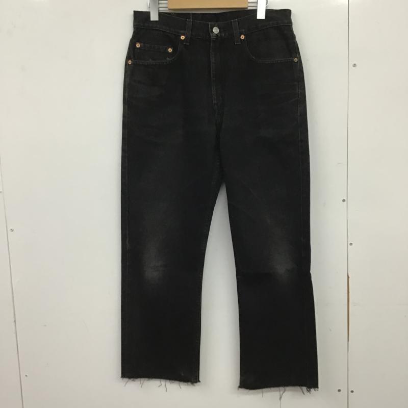 リーバイストラウスアンドコー Levi Strauss & co. パンツ デニム、ジーンズ デニムパンツ スリムパンツ カジュアルパンツ 32インチ 無地 黒 / ブラック / black メンズ USED 古着 中古 10161057