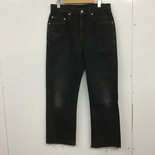リーバイストラウスアンドコー Levi Strauss & co. パンツ デニム、ジーンズ デニムパンツ スリムパンツ カジュアルパンツ 32インチ 無地 黒 / ブラック / black メンズ USED 古着 中古 10161057