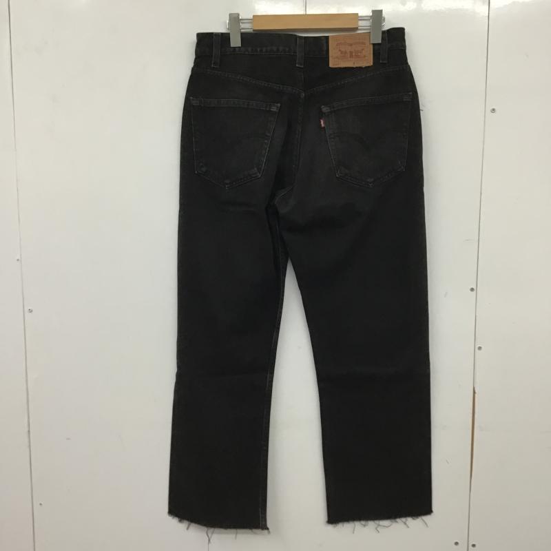 リーバイストラウスアンドコー Levi Strauss & co. パンツ デニム、ジーンズ デニムパンツ スリムパンツ カジュアルパンツ 32インチ 無地 黒 / ブラック / black メンズ USED 古着 中古 10161057