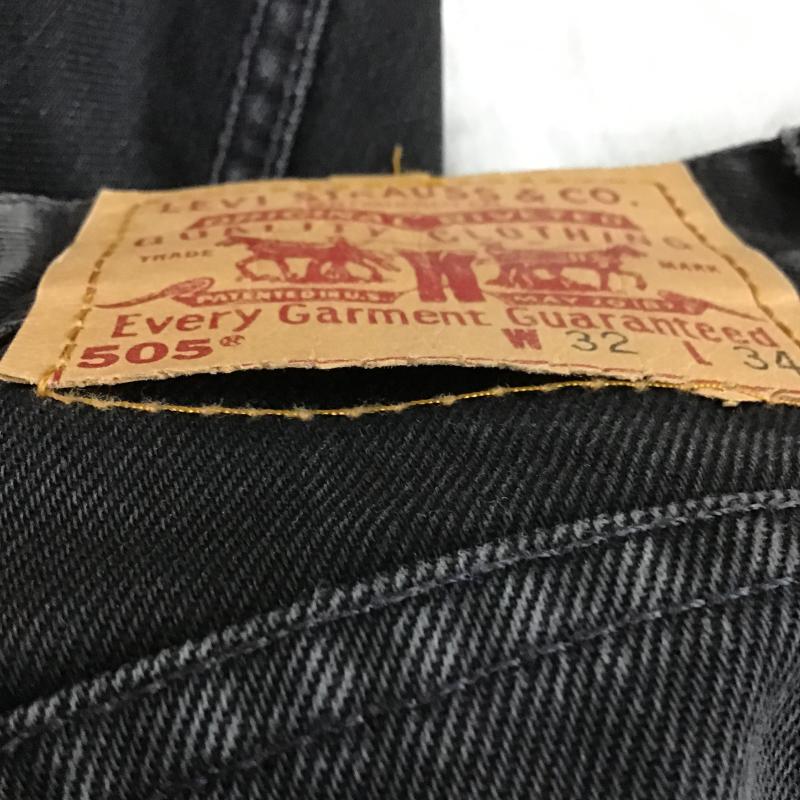 リーバイストラウスアンドコー Levi Strauss & co. パンツ デニム、ジーンズ デニムパンツ スリムパンツ カジュアルパンツ 32インチ 無地 黒 / ブラック / black メンズ USED 古着 中古 10161057