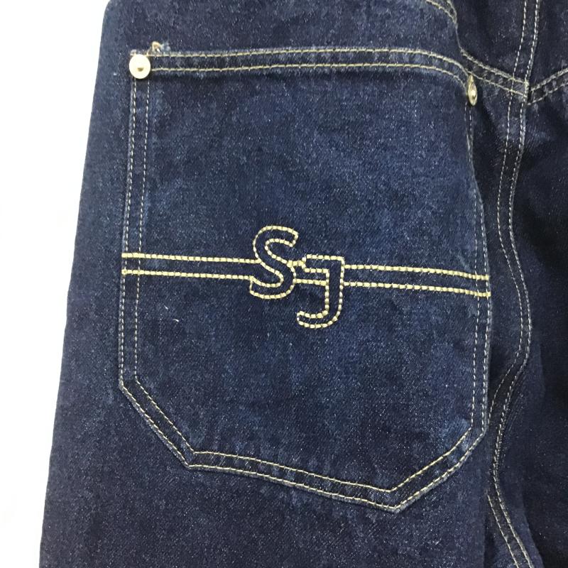 ショーンジョン SEANJOHN パンツ デニム、ジーンズ ワイドパンツ カジュアルパンツ ワークパンツ 32インチ 無地 インディゴ / インディゴ / Indigo メンズ USED 古着 中古 10161059