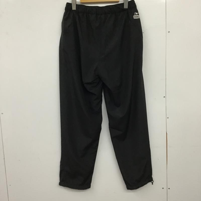 チャムス CHUMS パンツ ワークパンツ、ペインターパンツ ナイロンパンツ ワイドパンツ カジュアルパンツ M ロゴ、文字 黒 / ブラック / black メンズ USED 古着 中古 10161061