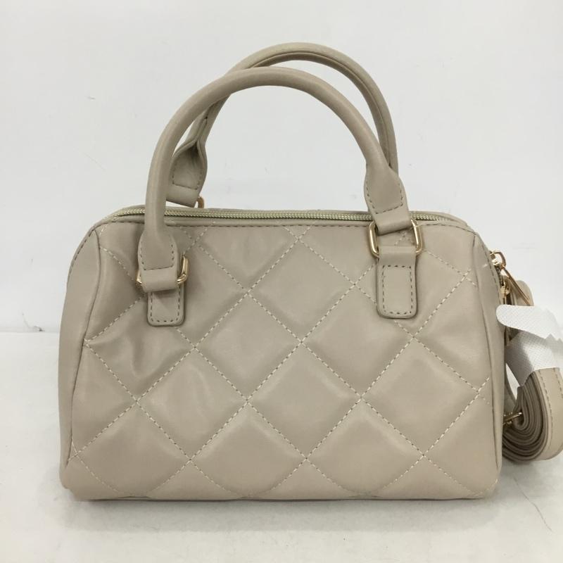 メルミー melume ハンドバッグ ハンドバッグ 3点セット 小物ケース エコバッグ 無地 ベージュ / ベージュ / beige レディース USED 古着 中古 10161063